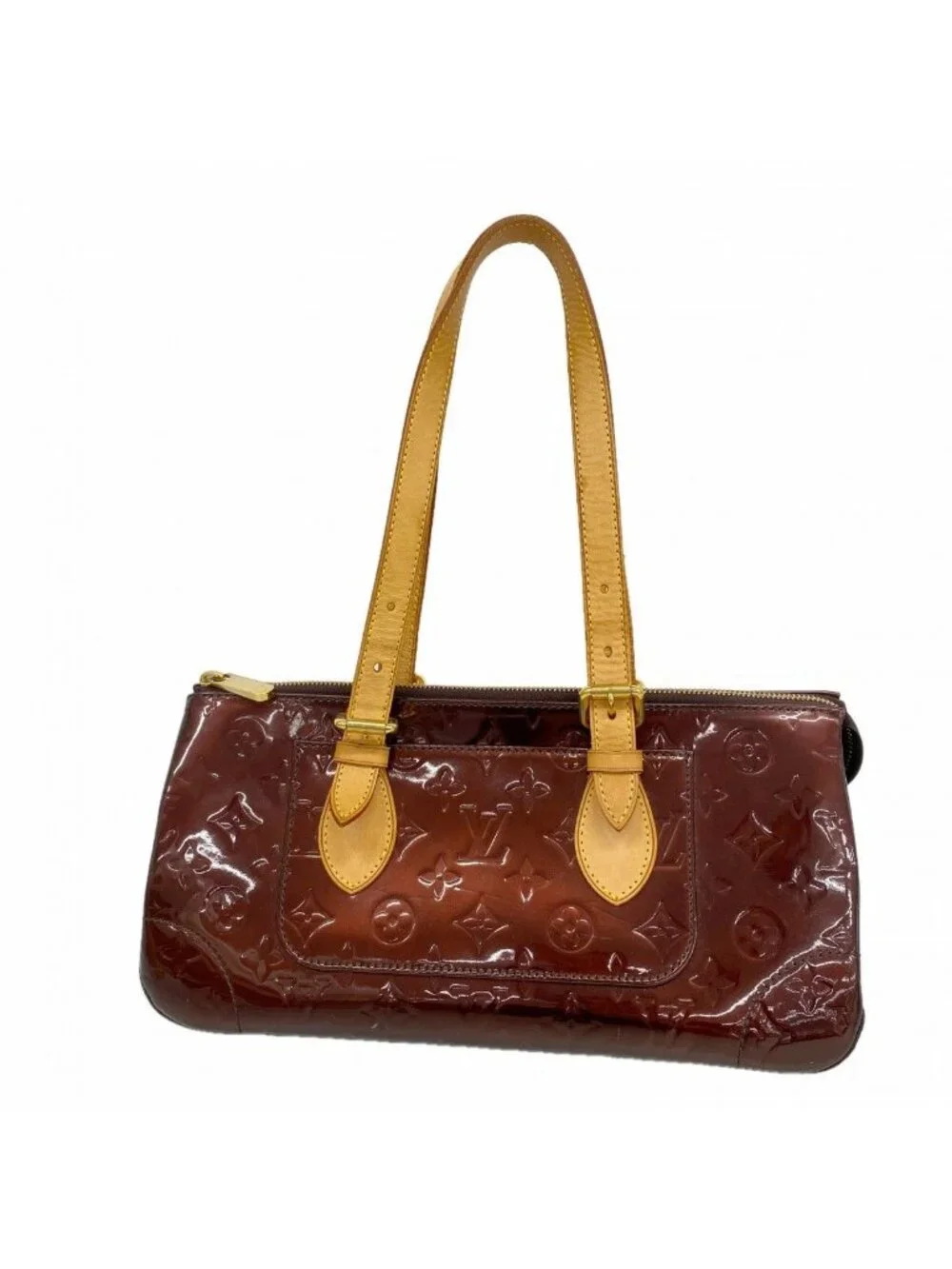 Louis Vuitton Shoulder Bag Vernis Rosewood Avenue Amarante